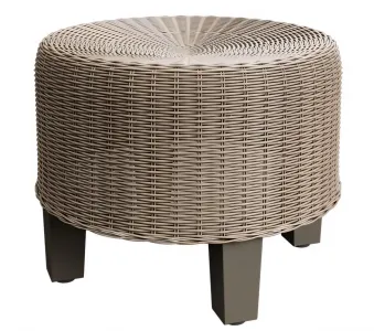 Wicker ottoman ikea sky