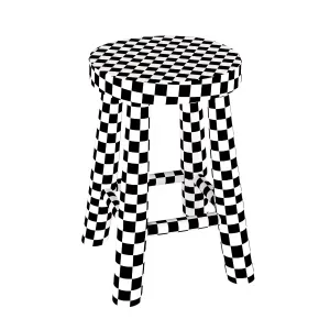 Zara home teak stool