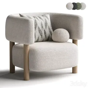 Armchair by karimoku