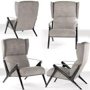 Armchair montparnasse visionnaire