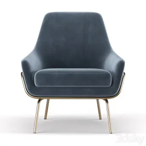 Coco velvet lounge chair