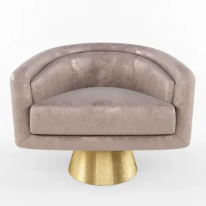 Jonathan adler bacharach swivel armchair