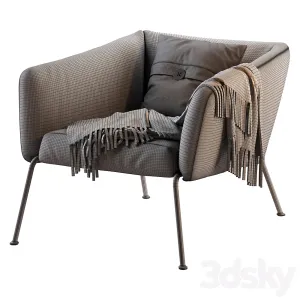 Nikos low armchair