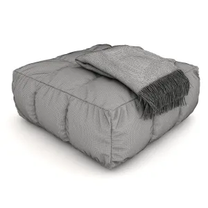 Pouf plaid