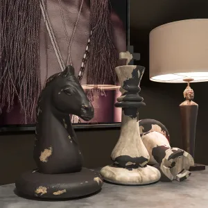 African decoration console