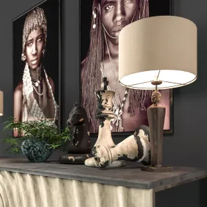 African decoration console