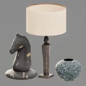 African decoration console