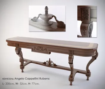 Console angelo cappellini rubens