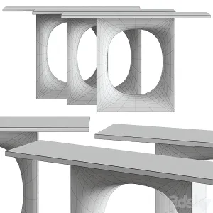 Kristalia holo console tables
