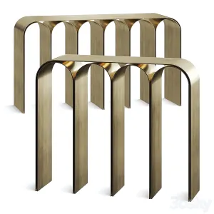 Pietro franceschini arch console tables
