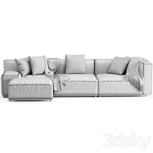Cassina mex cube chaise longue sofa