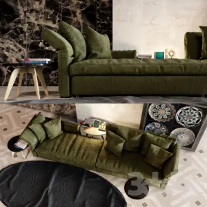 Collar sofa minotti