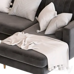 Cult furniture belgravia sofa with corner chair