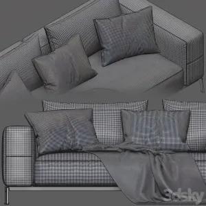 Flexform ettore seats sofa