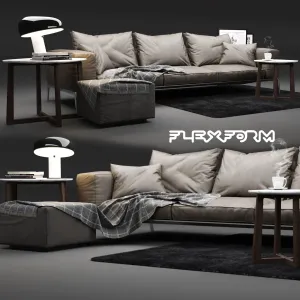 Flexform lifesteel sofa