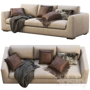 Rh modena taper arm sofa