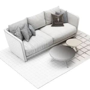 Trussardi casa lightshell sofa