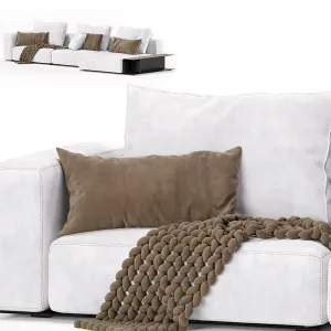 Westside modular sofa poliform seat version