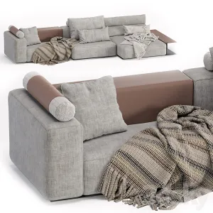 Westside modular sofa poliform seat version