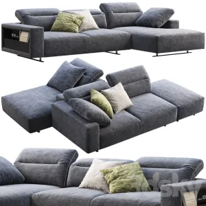 Boconcept hampton chaise lounge fabric sofas