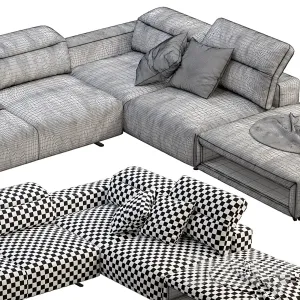 Boconcept hampton corner sofa with storage