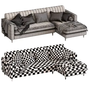 Cult furniture belgravia sofa with corner chair