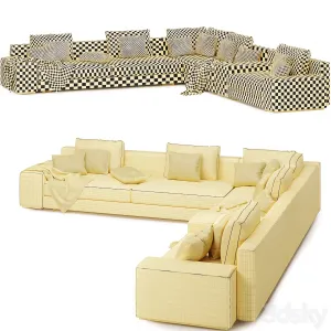 Daniels modular sofa by minotti italia