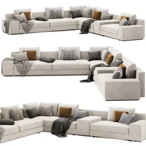 Daniels modular sofa by minotti italia