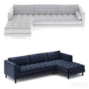 Denver denver with an ottoman from