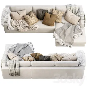 Eq cello sectional sofa