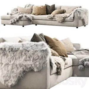 Eq cello sectional sofa