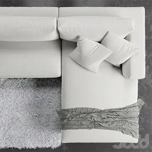 Etch bots eudora shaped sofa