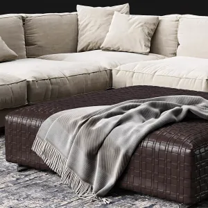 Flexform cestone corner sofa