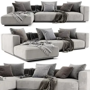 Flexform grandemare chaise longue sofa