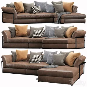 Flexform zeno chaise lounge