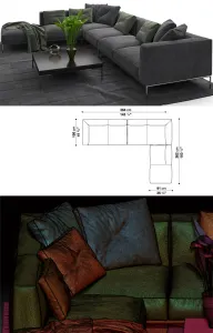 Frank sofa by b b italia