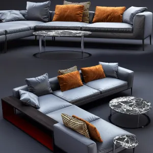 Italia michel leather sofa