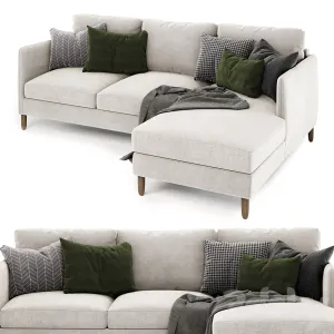 Lomeo fixed corner sofa