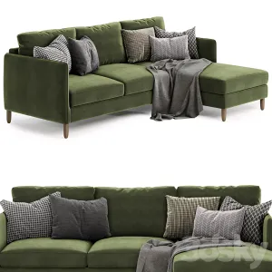 Lomeo fixed corner sofa