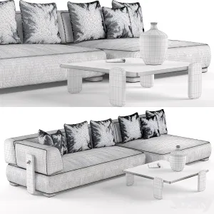 Minotti florida sofa