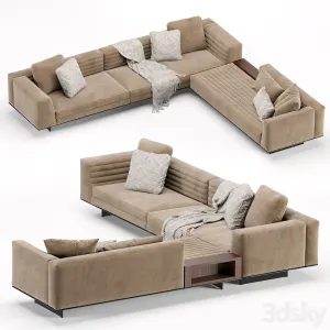 Minotti roger modular sofa