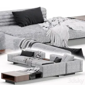 Minotti roger modular sofa