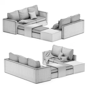 Minotti sofa cream