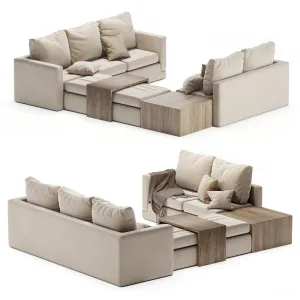 Minotti sofa cream