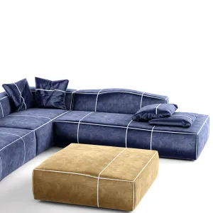 Modular sofa bend sofa