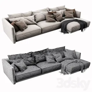 Poliform bristol chaise lounge