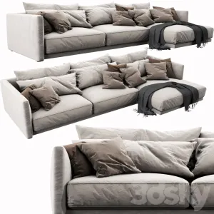 Poliform bristol chaise lounge