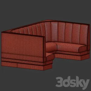 Restaurant sofa