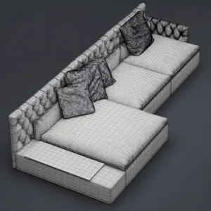 Sofa dominio capitonne frigerio salotti
