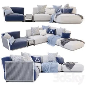 Vulcano Flexform Outdoor Sofa